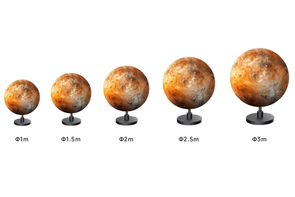 Customizable Sphere Diameter Customizable Sphere Diameter